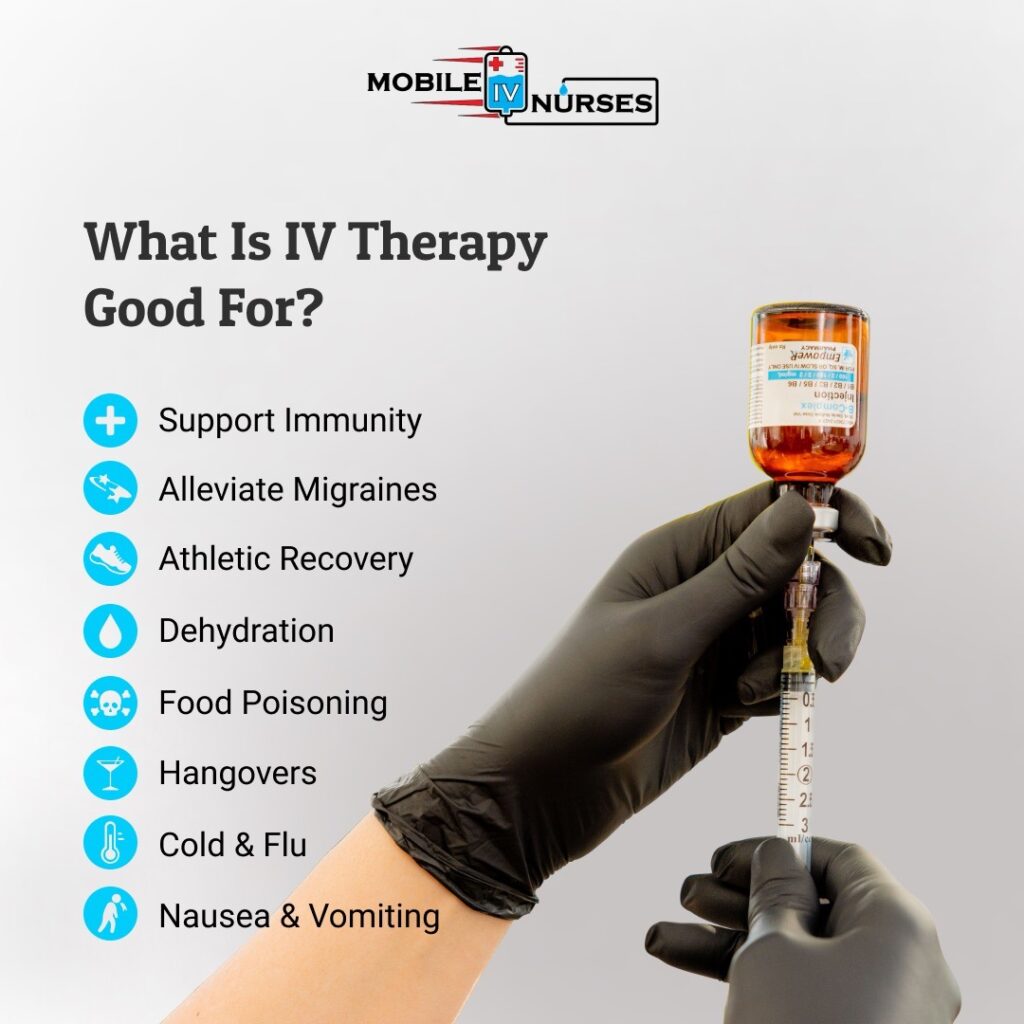 list of things IV therapy is good for