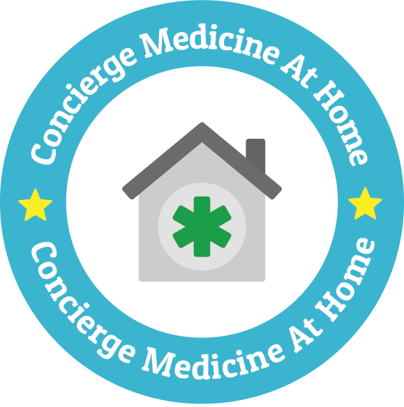 a badge for concierge medicine at home