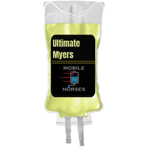 a bag of myers cocktail from mobile iv nurses